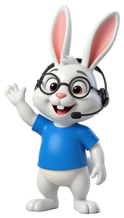 Mascotte France Factures avec un casque, support humain