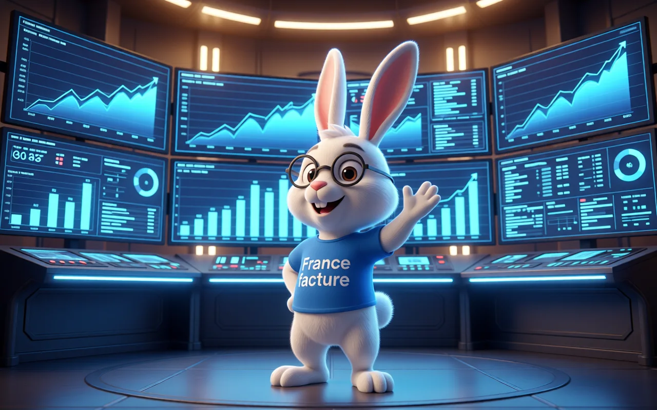 Mascotte lapin France Factures illustrant : E-reporting TVA : tout comprendre sur cette obligation méconnue