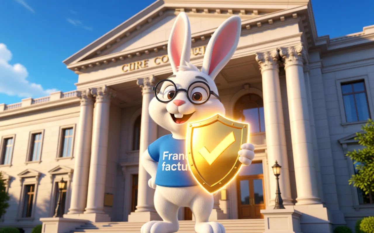 Mascotte lapin France Factures illustrant : Plateforme agréée : comment choisir et pourquoi c'est obligatoire